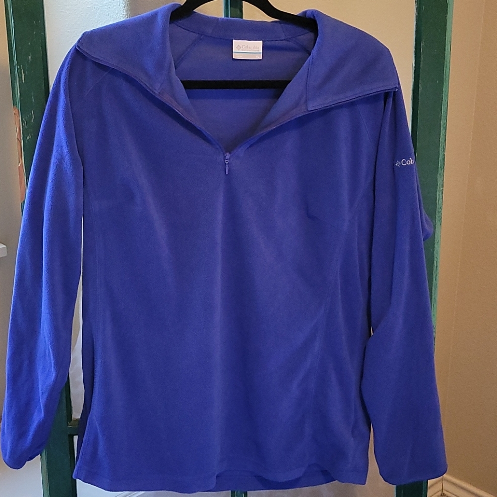 Columbia XL blue pullover sweater super soft